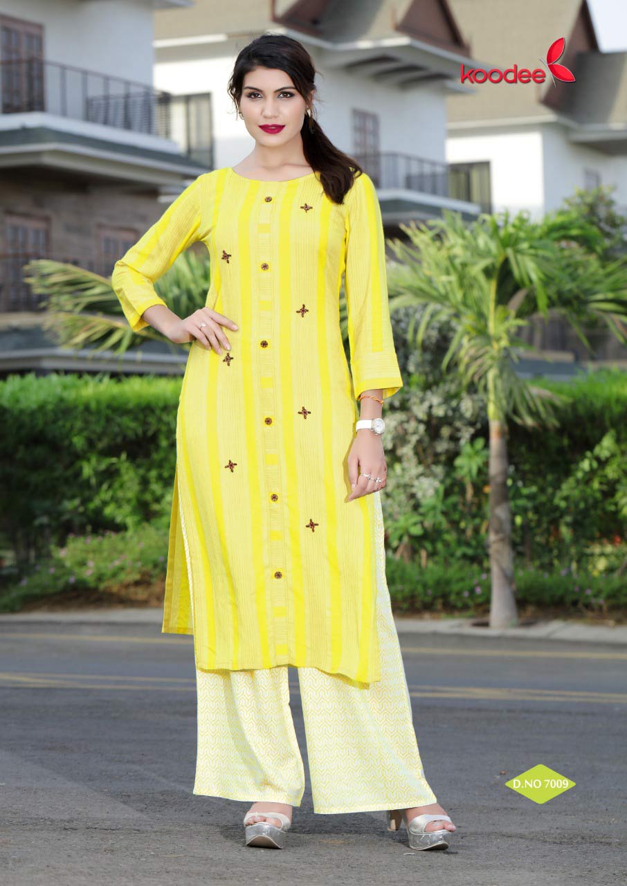 Pehchan Vol-1 Koodee Screen Print Palazzo Wholesale Kurti Pehchan Vol-1 Koodee Screen Print Palazzo Wholesale Kurti